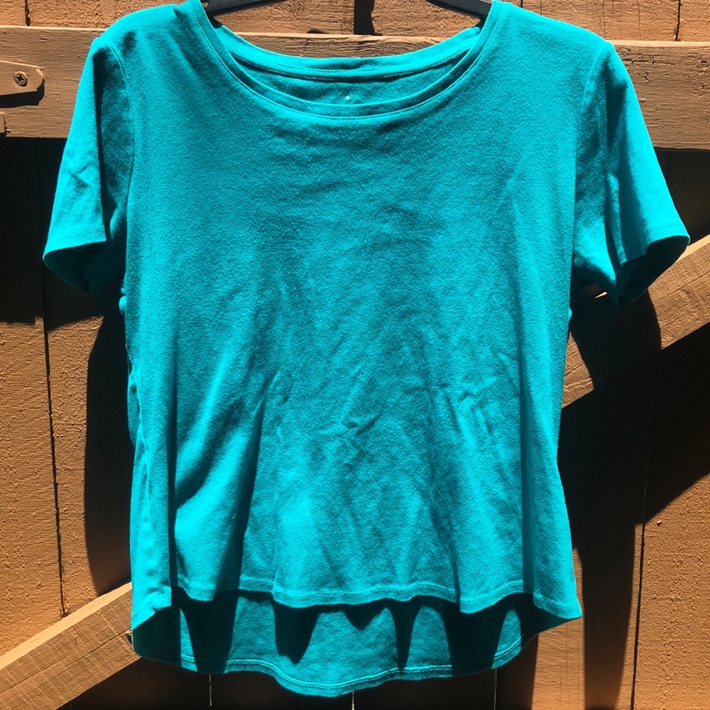 Green cotton top